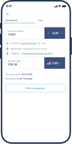 Cheaper and faster to send US dollars to Singapore